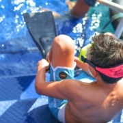 Boy In Swimming Pool