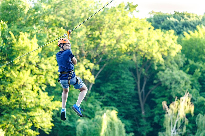 Zipline Child Forest